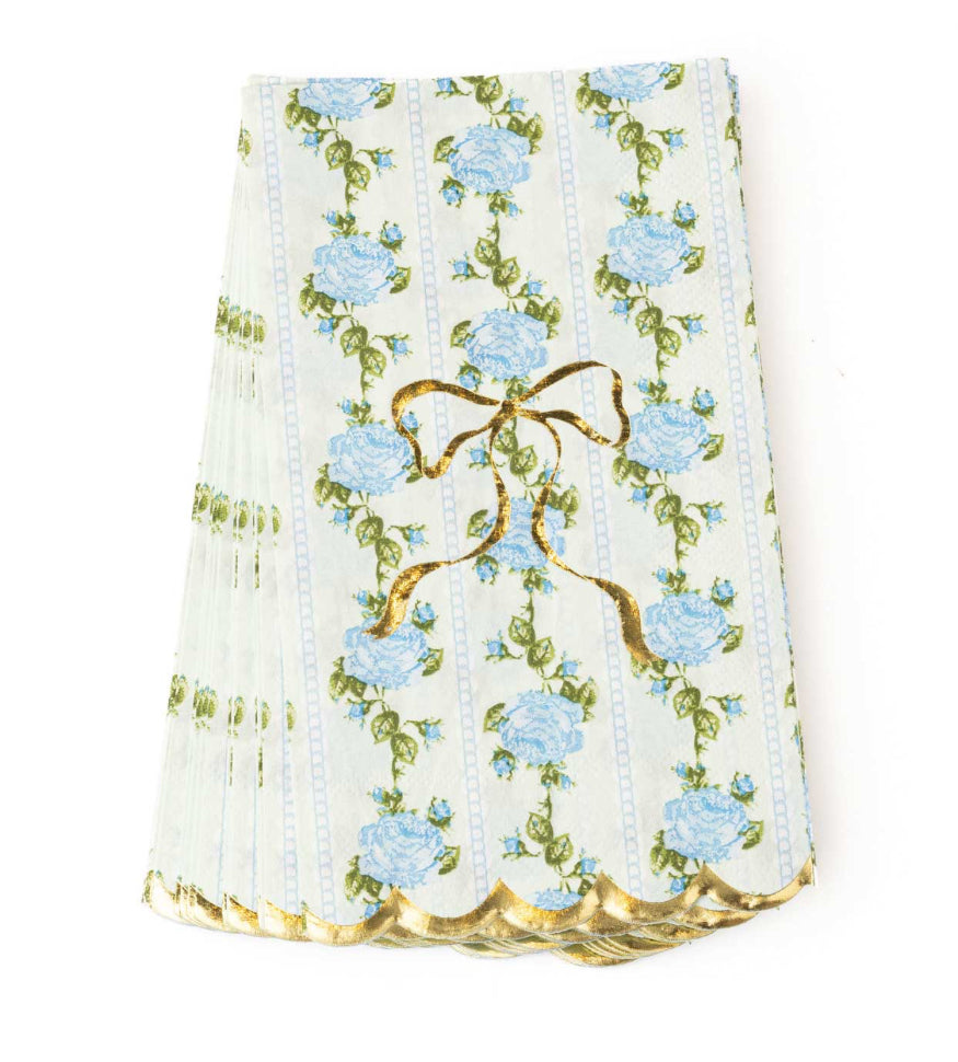 paper guest towel - vintage rose mint