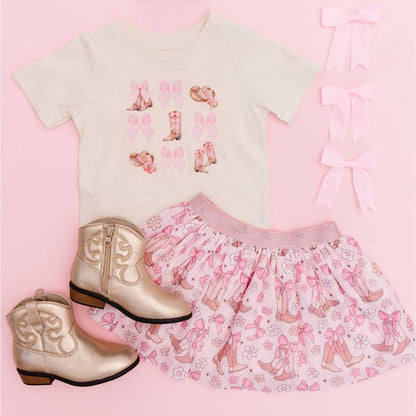 Coquette Cowgirl Short Sleeve T-Shirt - Kids Clothes