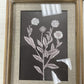 framed botanical print