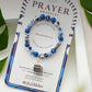 Blue prayer bracelet