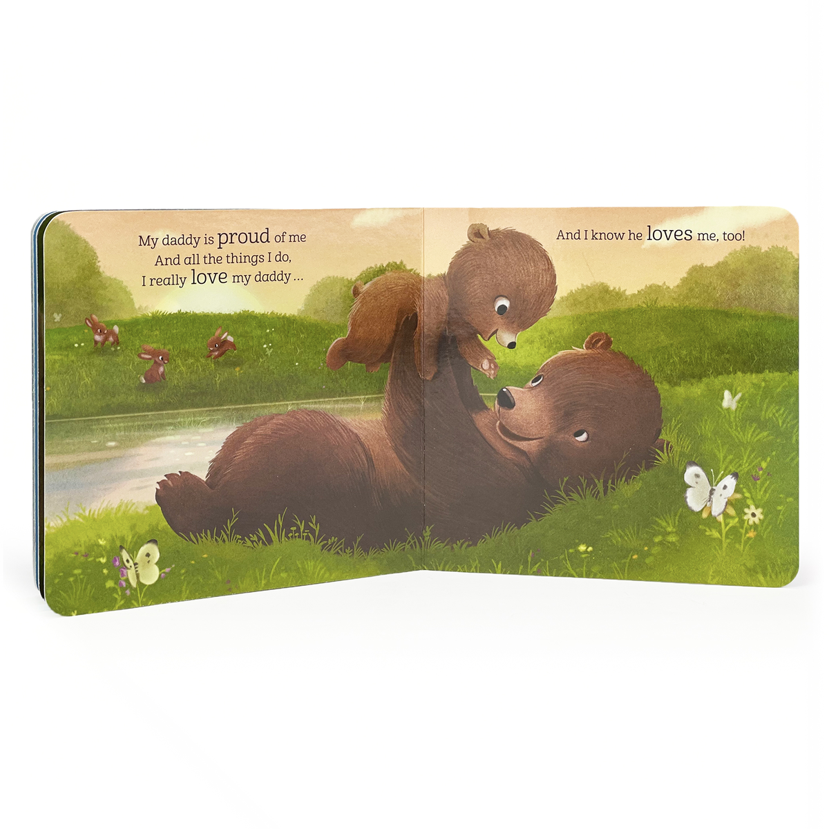 Daddy and Me Keepsake Padded Board Book (Father's Day)