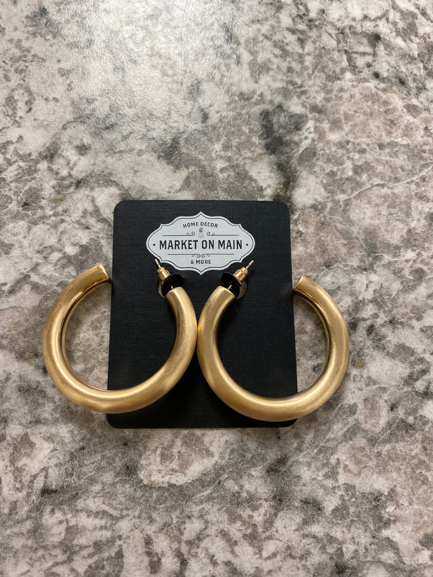 Gold Hoop Earrings