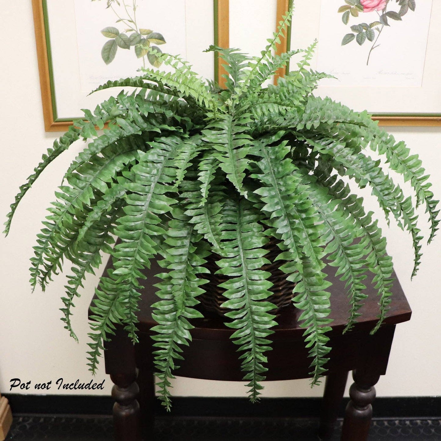 48" Boston Fern Plant - Indoor/Outdoor Faux Fern