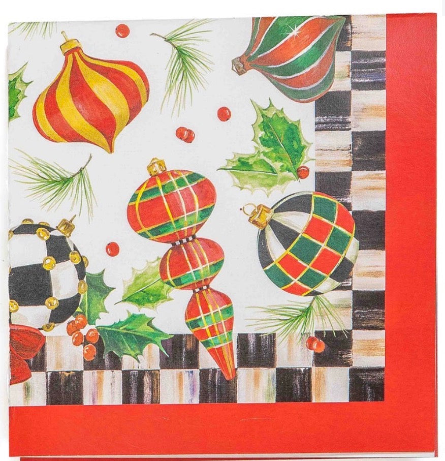 Deck The Halls Cocktail Paper Napkins