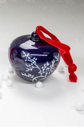 3” ceramic ginger jar ornaments