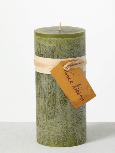 Timber Trunk Candle Moss