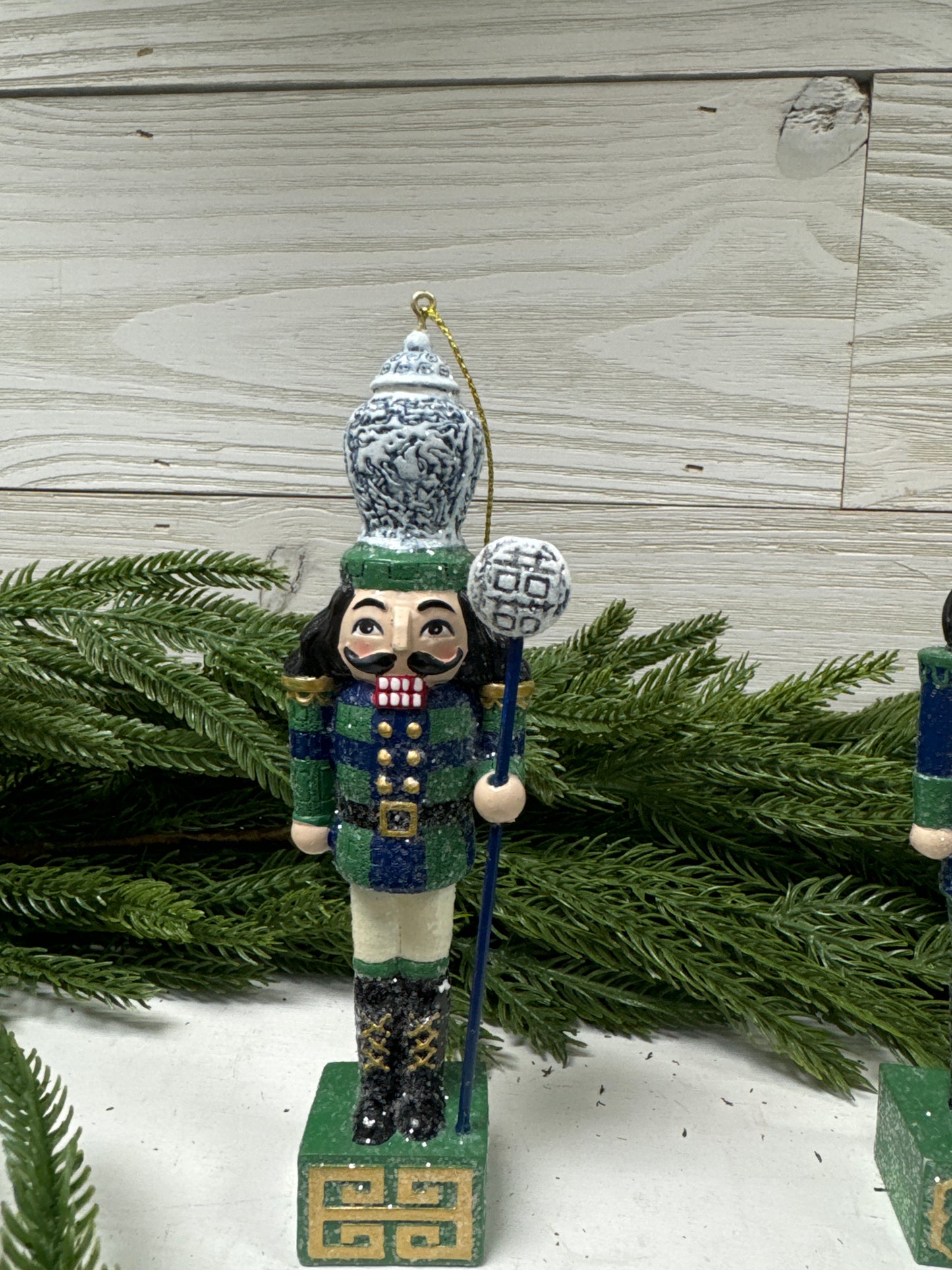 6” black watch nutcracker ornament