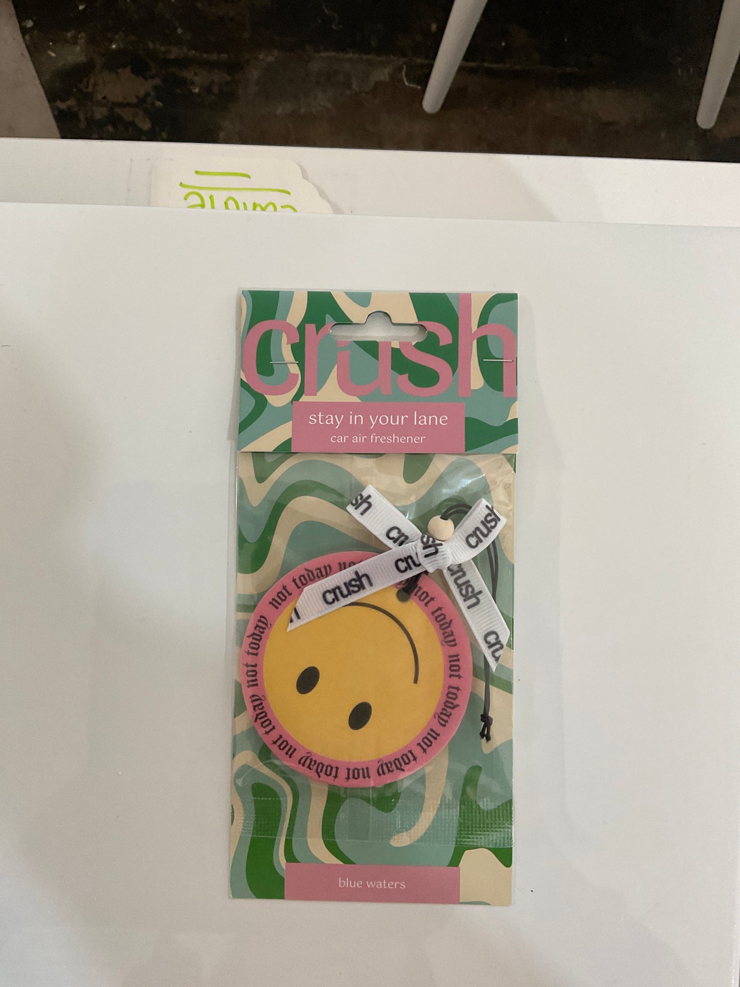 Crush stay in your lane air freshener