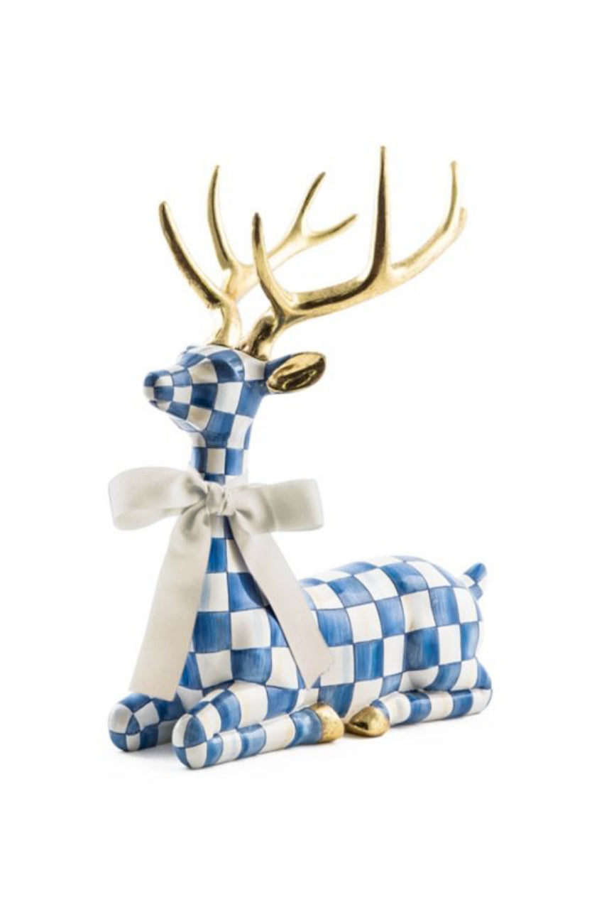 Royal check resting deer