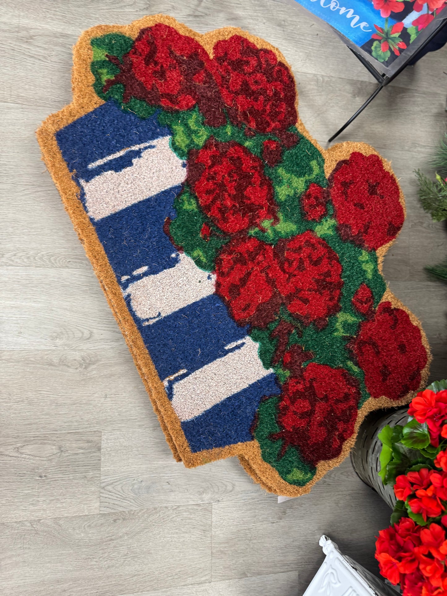 Geranium coir mat