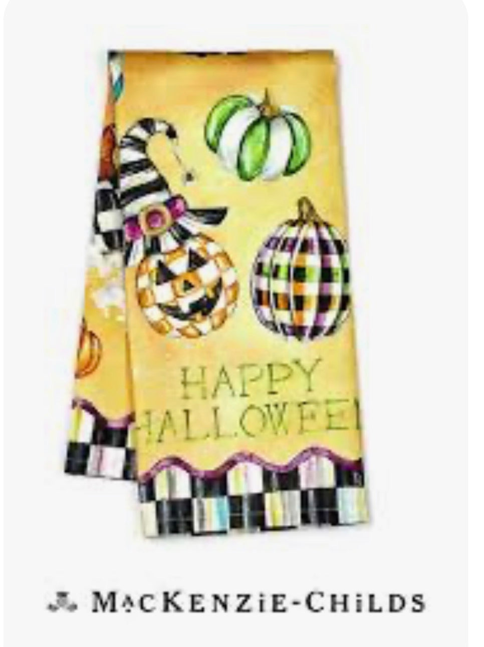 Happy Halloween dish, Towel
