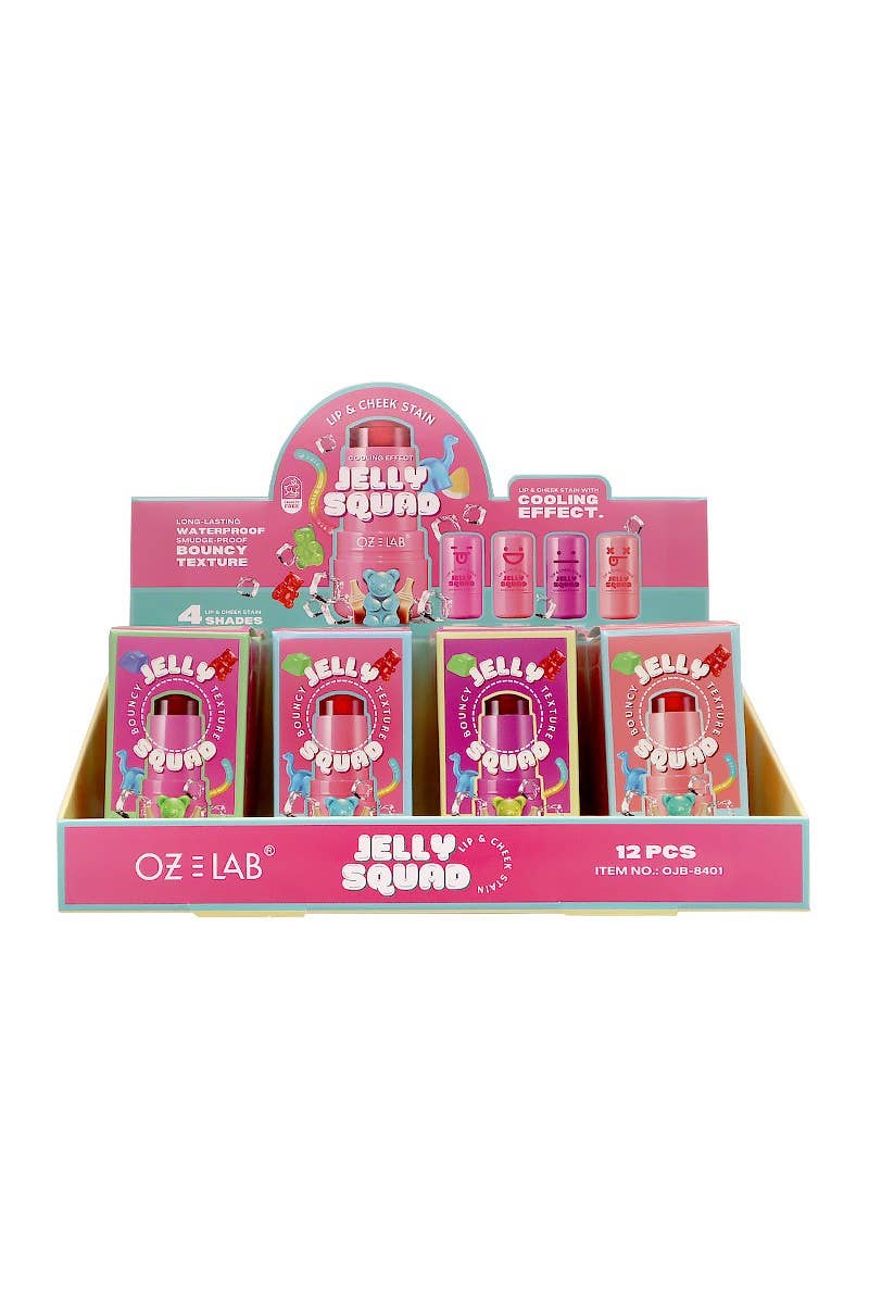 Romantic Beauty OJB-8401 Jelly Squad Lip & Cheek Stain -
