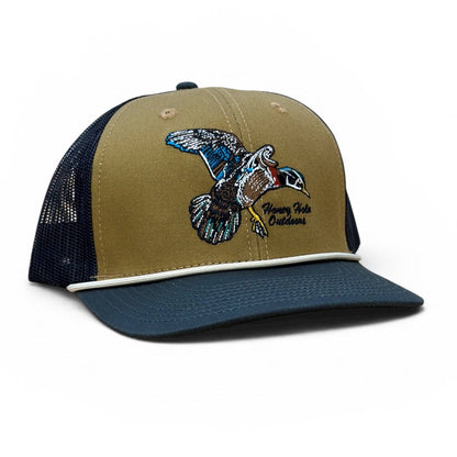 Youth Backroad Trucker -  Woodie - Tan Green