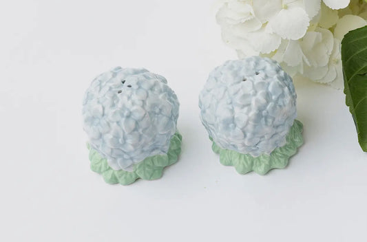 Hydrangea Salt and Pepper Shakers