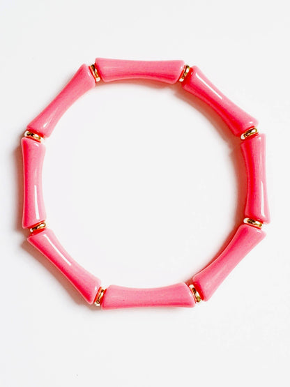 Bamboo Acrylic Bracelets