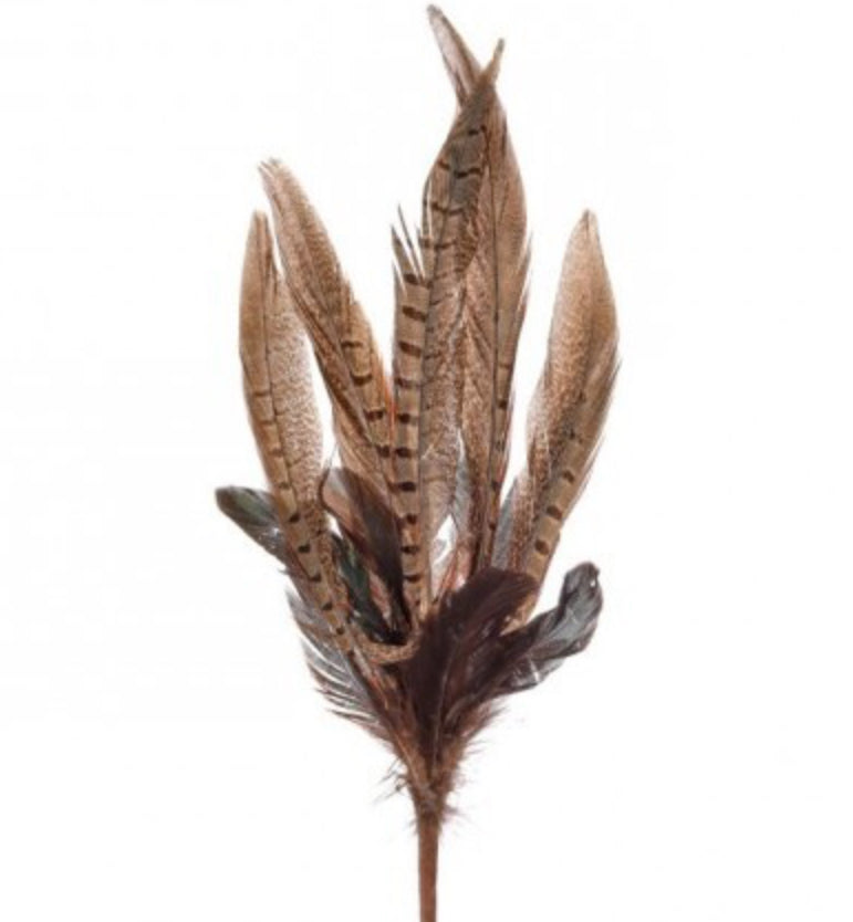 16" NATURAL FEATHER SPRAY