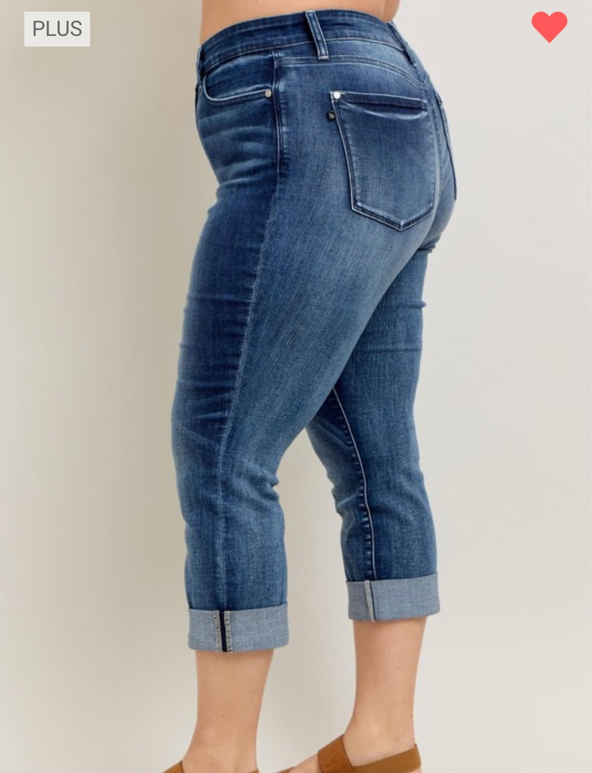 Judy Blue Mid Rise capri
