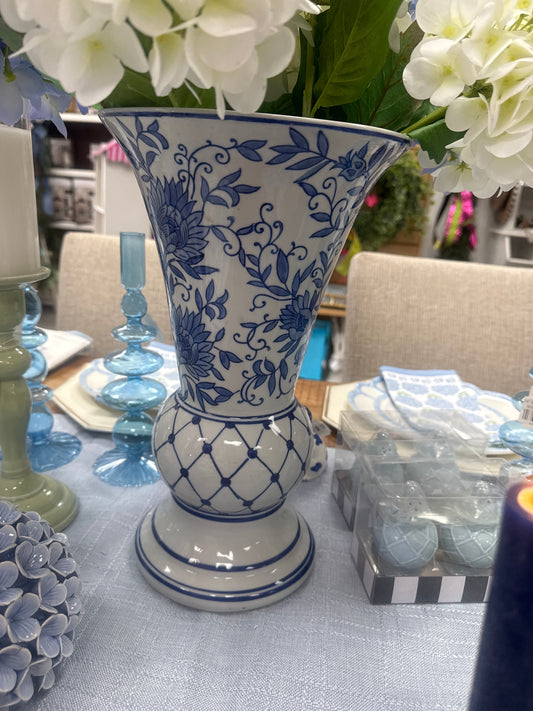 Fluted vase