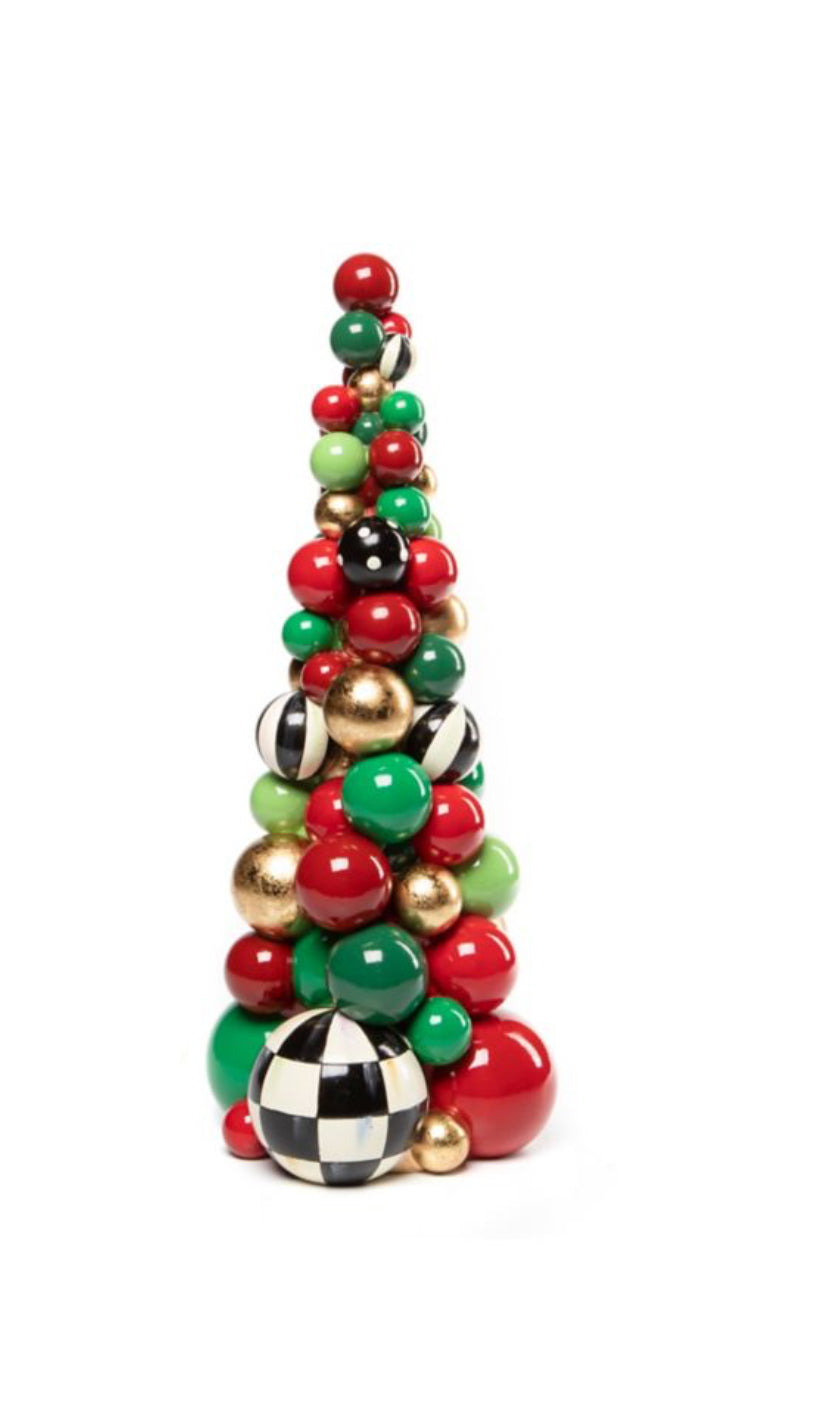 jolly holiday bauble tree