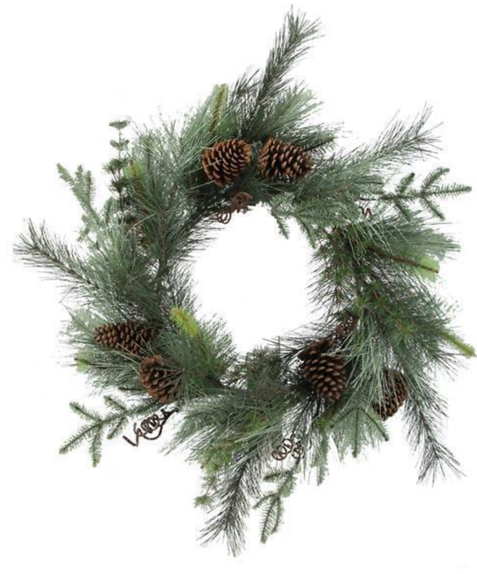 30"DIA DELUXE MOUNTAIN PINE WREATH