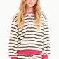 Stripe French Terry Sweatshirt