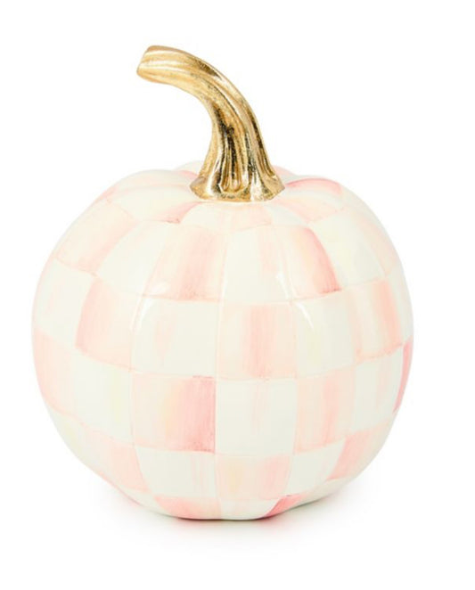 Rosy check check mini pumpkin