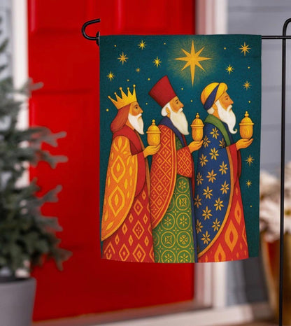 The Three Kings Suede Flag