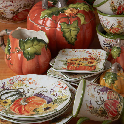 Harvest Morning Fall Serving Pasta 13in x 3in