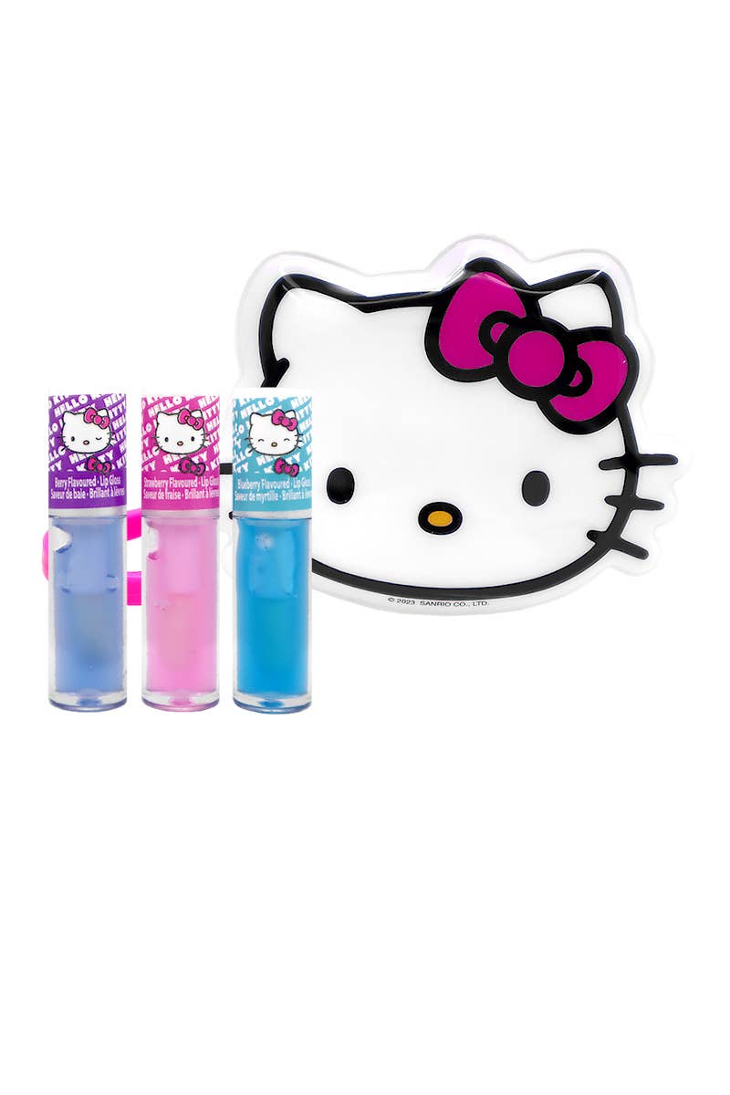 UPD HK1143GG Hello Kitty Lip Gloss w/ pouch set