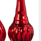 Red Mercury Glass Vases