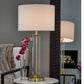 Glass table lamp