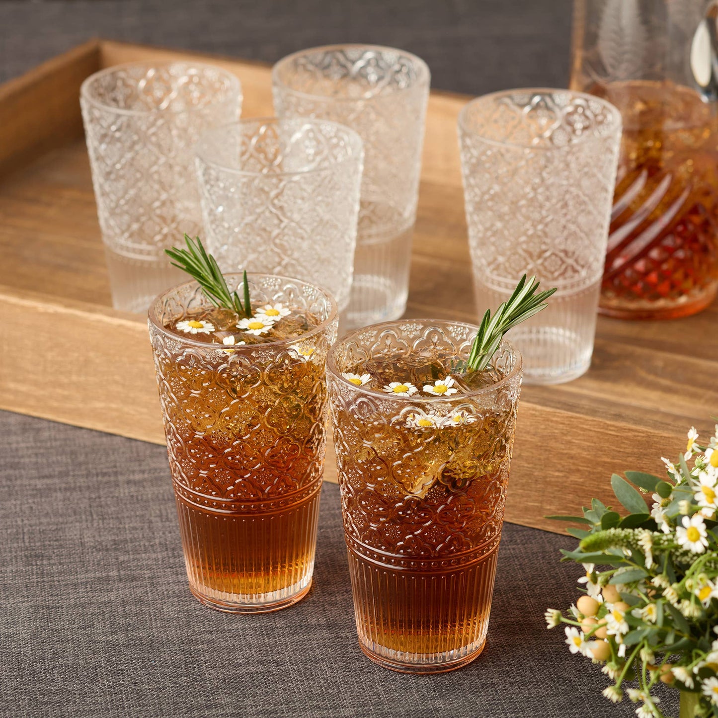 Victoria Clear Acrylic Ice Tea Glass 22 oz.