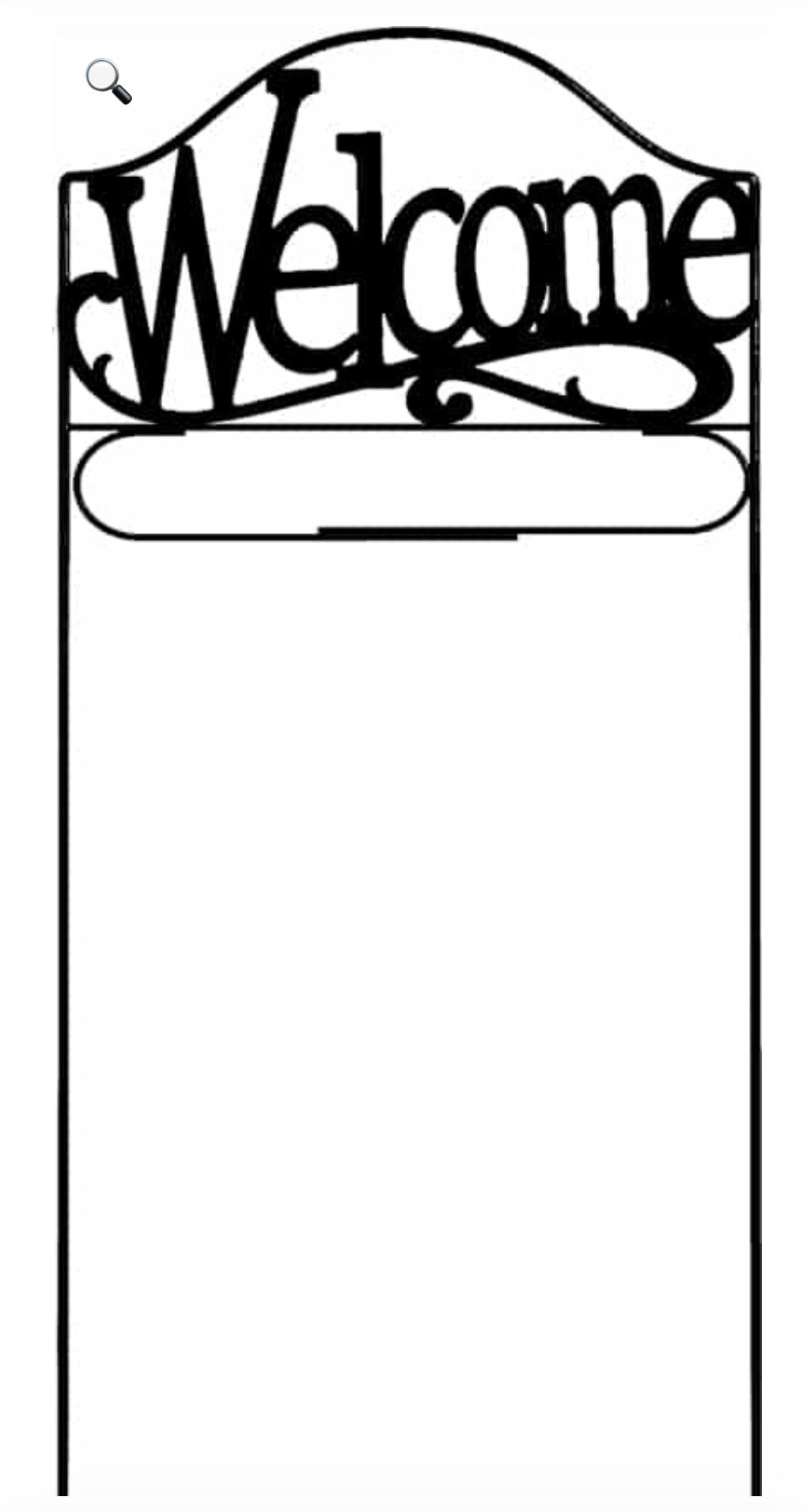 Mini Flag Arbor – Welcome