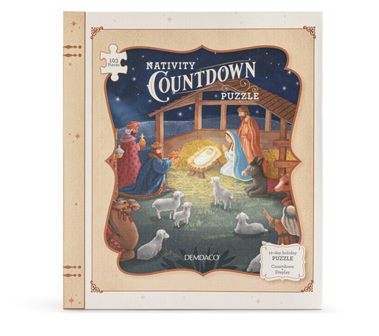 Nativity countdown puzzle