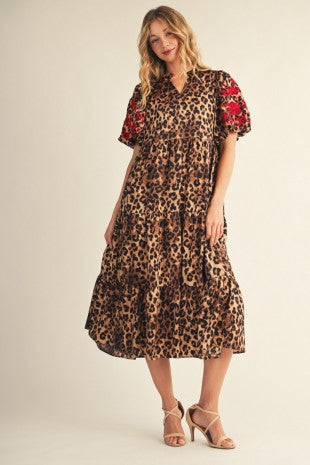 Animal print dress