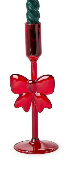 Bow Taper Candleholder