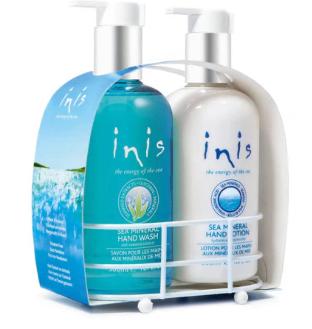 Inis hand wash and lotion set