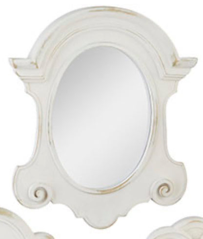 Distressed vintage mirror