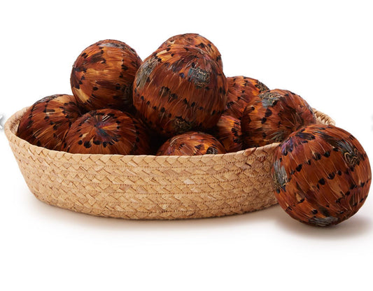 Pheasant feather ball