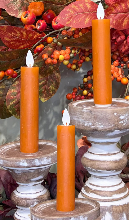 5 inch taper, candles set of three