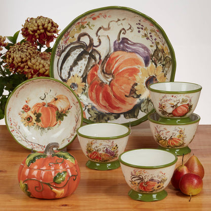 Harvest Morning Fall Serving Pasta 13in x 3in