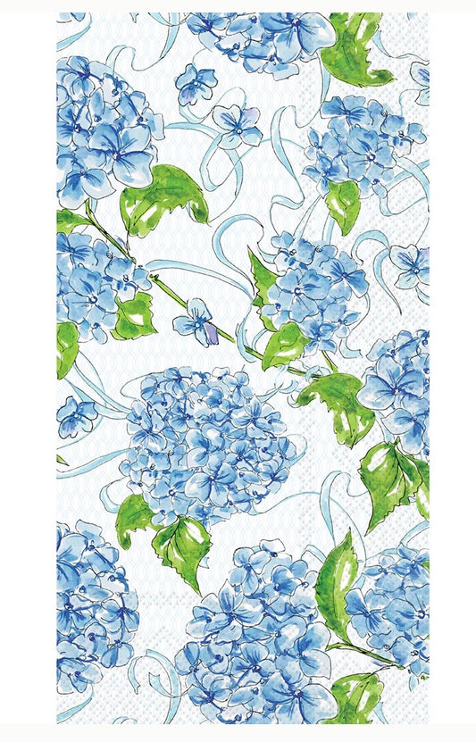 Hydrangea Allover Guest Towels