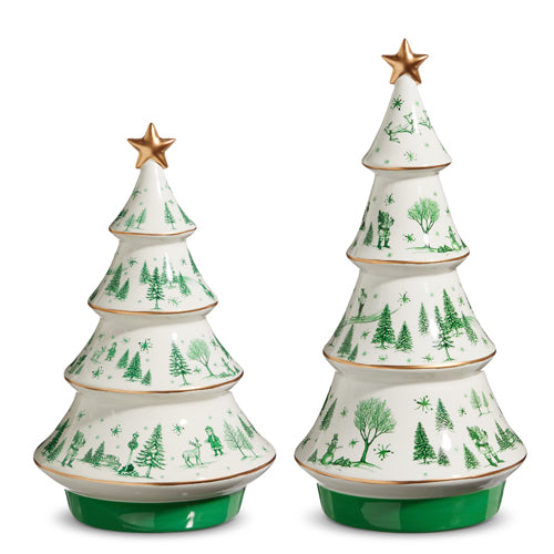 Christmas Scene Trees