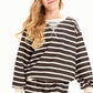 Stripe French Terry Sweatshirt