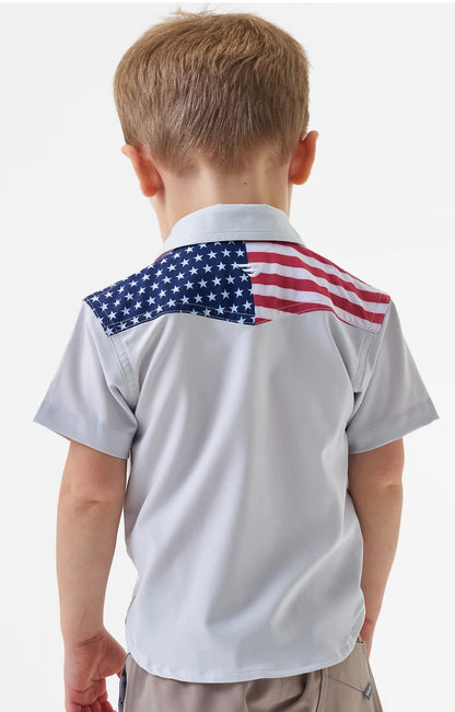 Youth Performance Western Shirt - All American