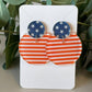 Stars And Stripes Earrings, Earrings, Memorial Day Earrings