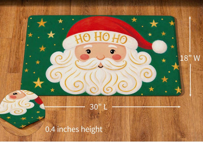 Jolly Santa, Anti-Fatigue Mat 30"x18"