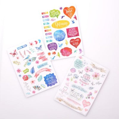 Stickers for bible journaling