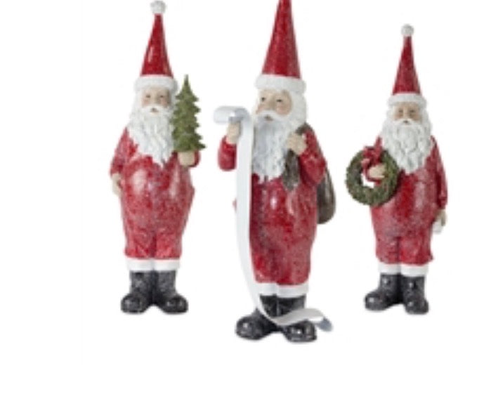 Santa 14"H, 16"H, 18.5"H