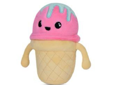 Sprinkles cone mini plush